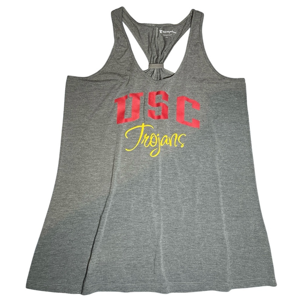 USC Trojans Women's Champion Gray Tank Top - Size XL